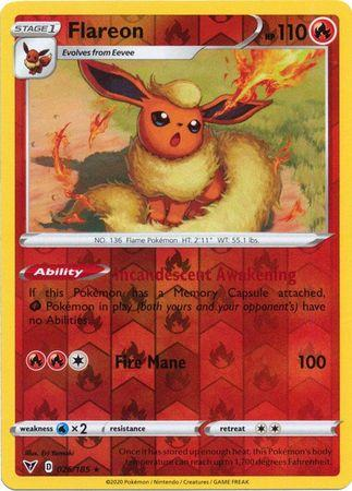 Flareon Reverse Holografico - Vivid Voltage