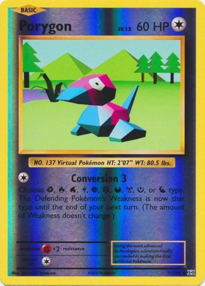 Porygon Reverse Holografico - Evolutions