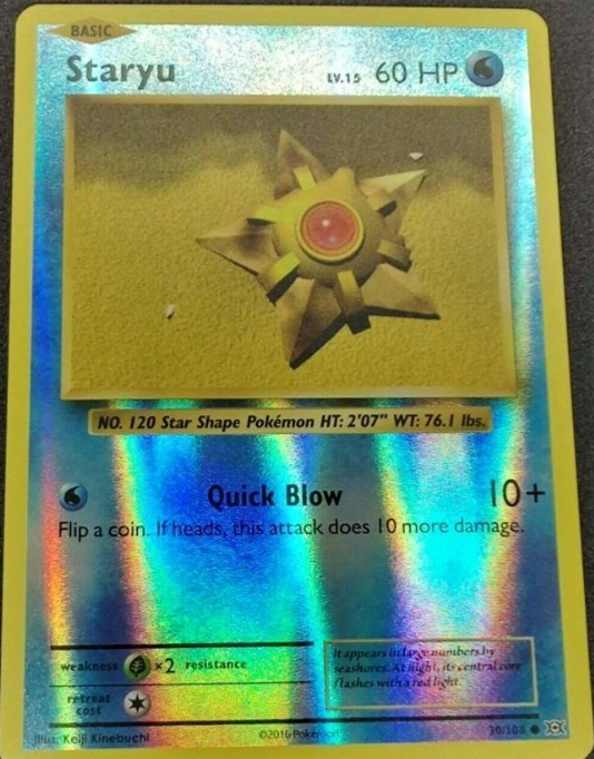 Staryu Reverse Holografico - Evolutions