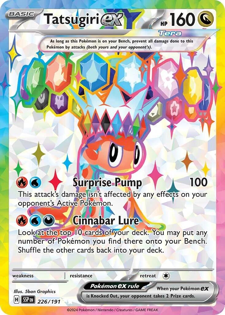 Tatsugiri EX Full Art - Surging Sparks