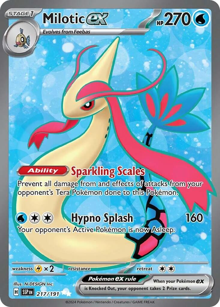 Milotic EX Full Art - Surging Sparks