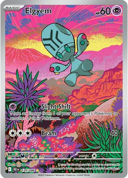 Elgyem Illustration - Black Bolt