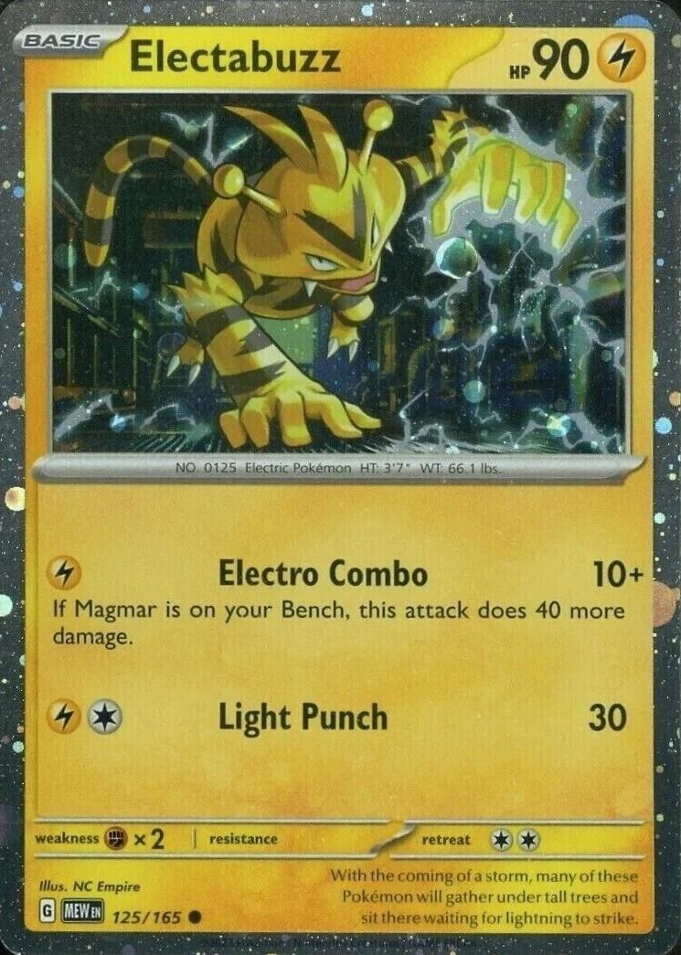 Electabuzz Cosmos Holografico - Pokemon 151