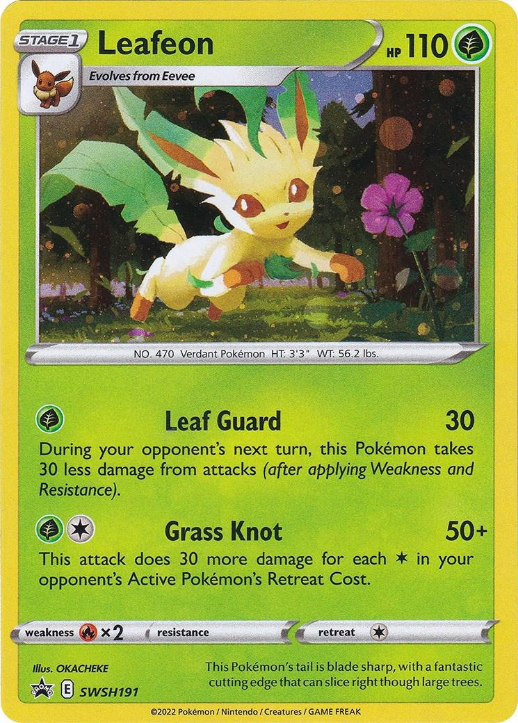 Leafeon Cosmos Holografico - Sword & Shield Promo