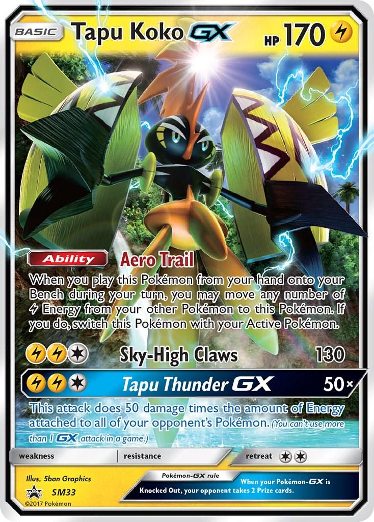 Tapu Koko GX (LP) - Sun & Moon Promo