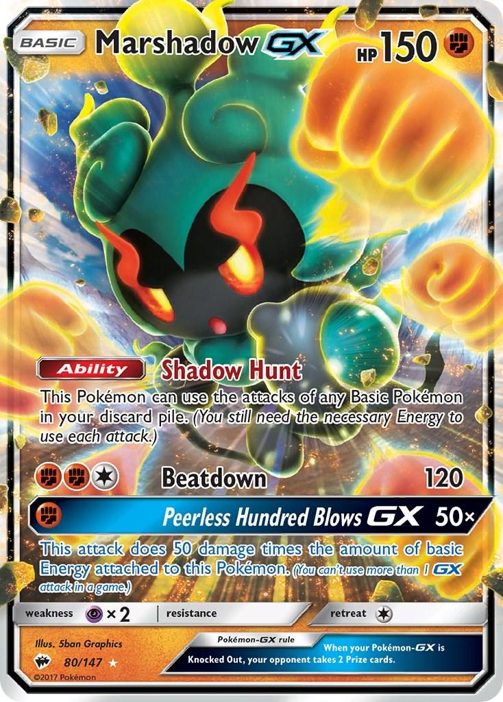 Marshadow GX - Burning Shadows