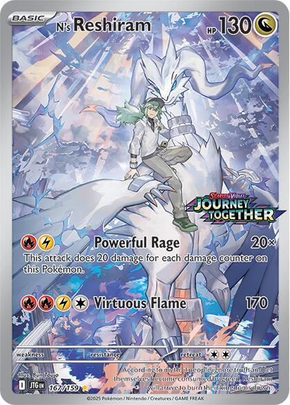 N's Reshiram Stamped - Journey Together