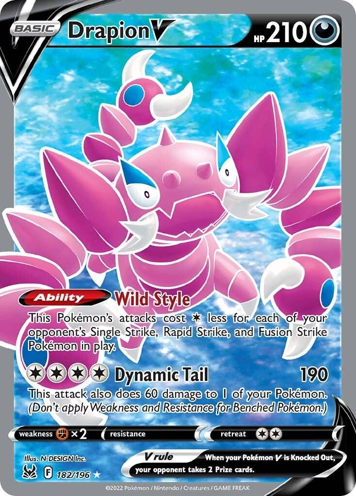 Drapion V Full Art - Lost Origin