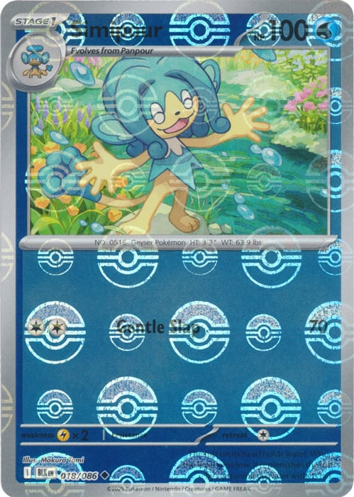 Simipour Poke Ball - Black Bolt