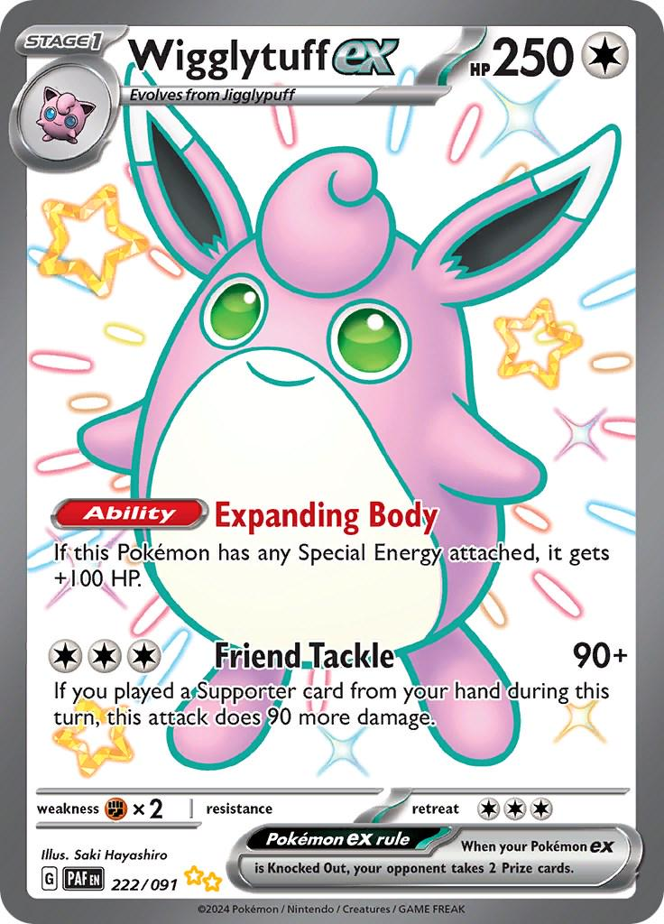 Wigglytuff EX Full Art Shiny - Paldean Fates