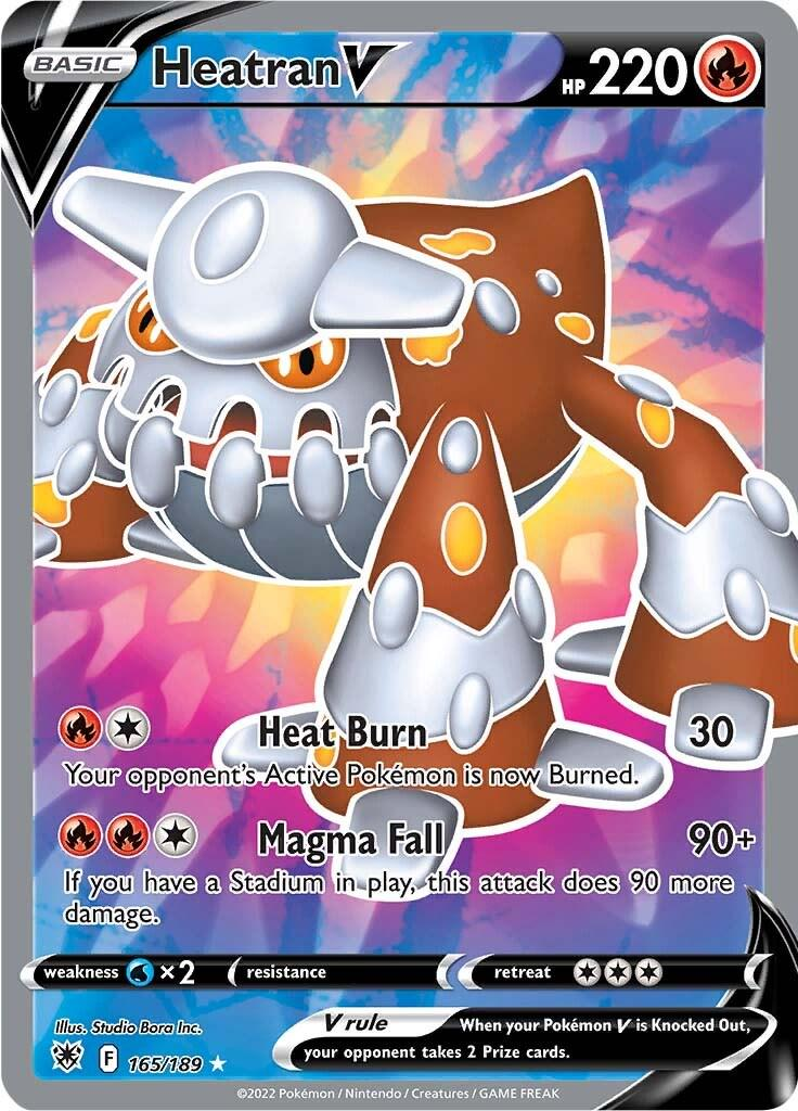 Heatran V Full Art - Astral Radiance