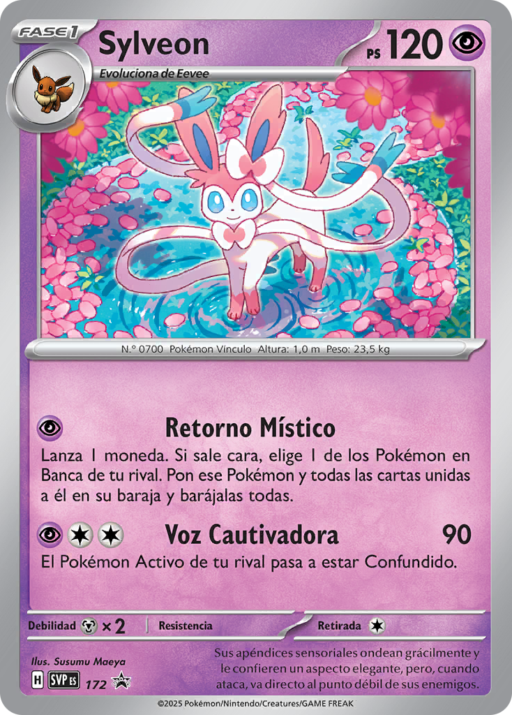 Sylveon Cosmos Holografico - Escarlata & Purpura Promo