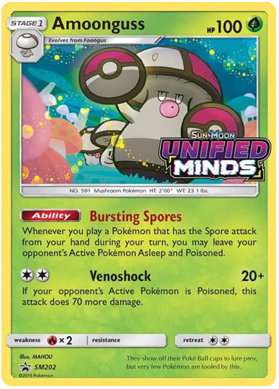 Amoonguss Pre Release Unified Minds