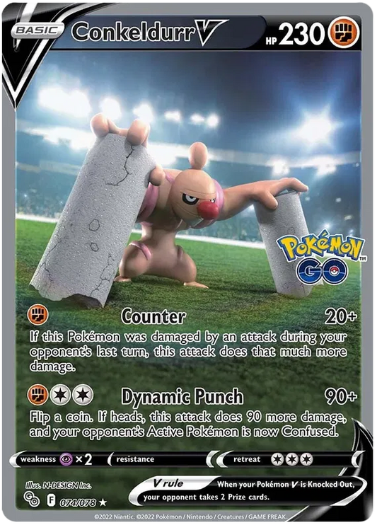 Conkeldurr V Arte Alternativo de Pokemon GO