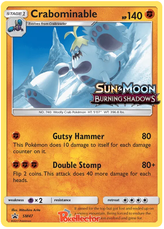 Crabominable Pre Release Burning Shadows