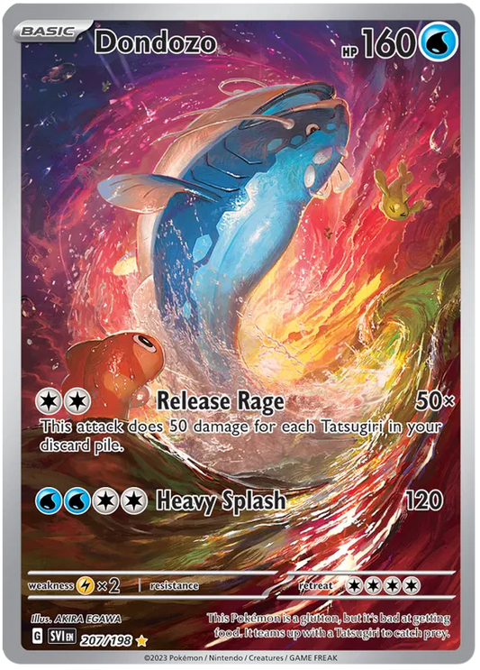 Dondozo Illustration - Scarlet & Violet Base Set