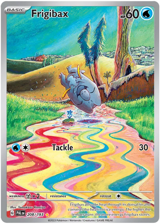 Frigibax Illustration - Paldea Evolved