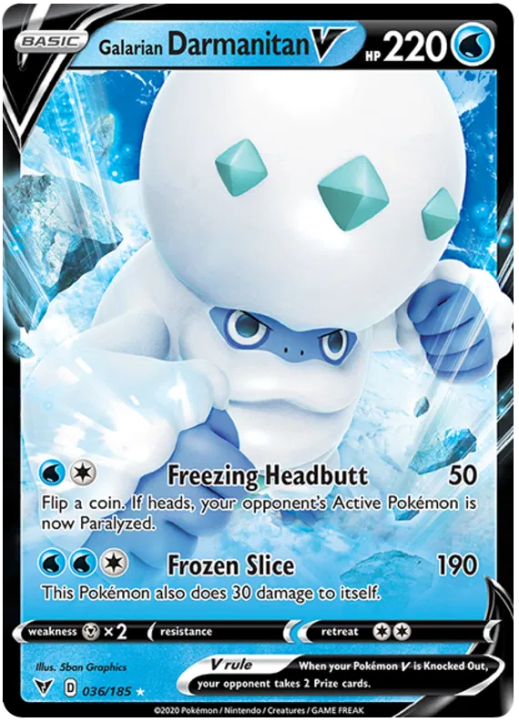 Galarian Darmanitan V - Vivid Voltage