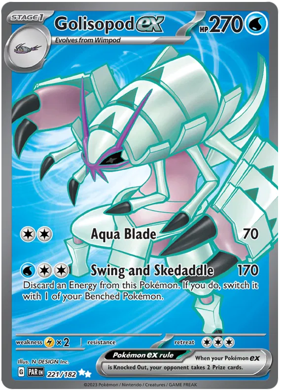 Golisopod EX Full Art - Paradox Rift