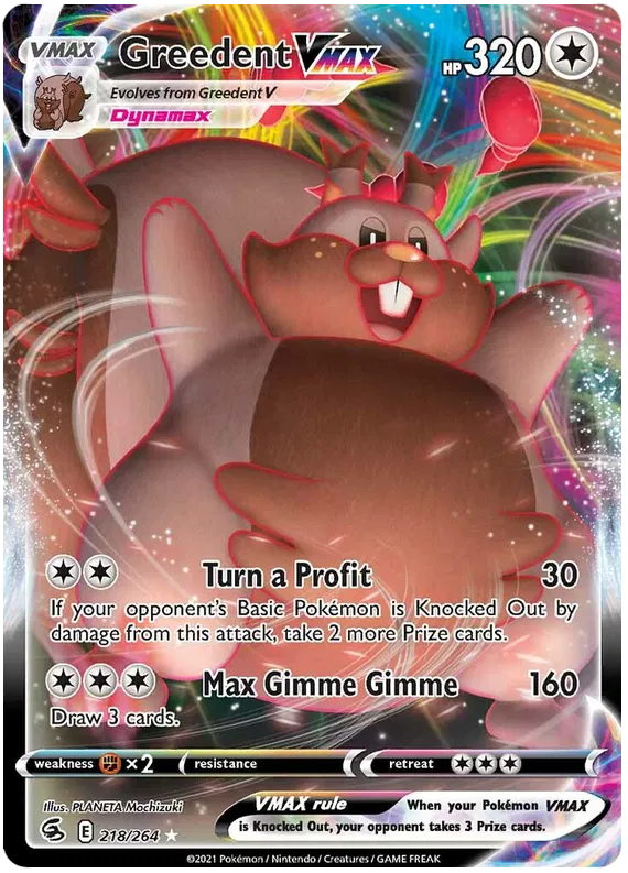 Greedent VMAX Fusion Strike