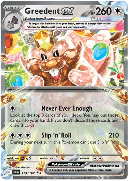 Greedent EX - Obsidian Flames