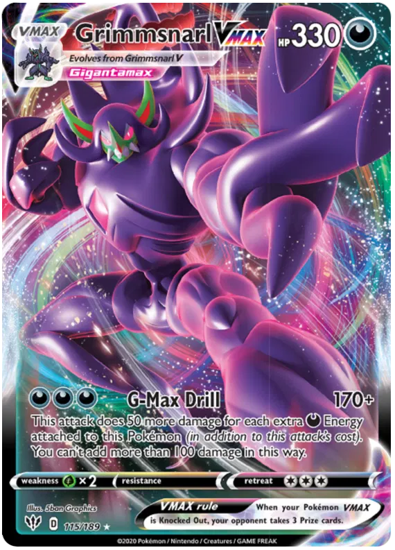 Grimmsnarl VMAX Darkness Ablaze