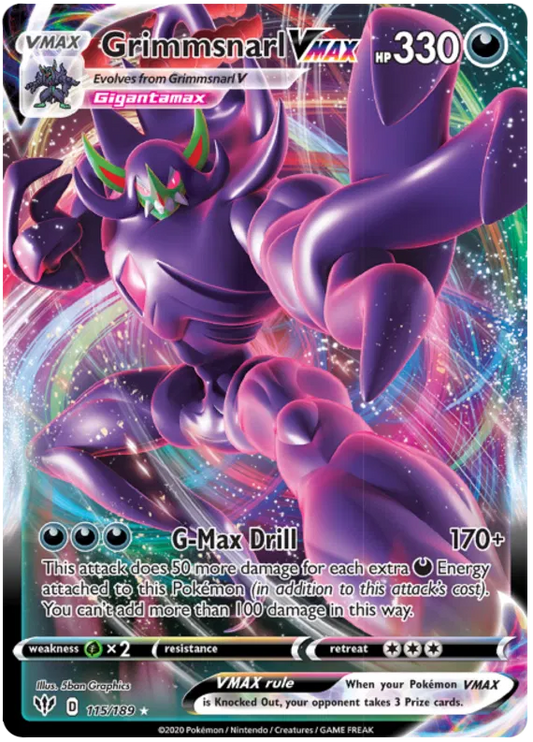 Grimmsnarl VMAX Darkness Ablaze