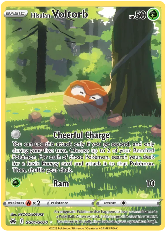 Hisuian Voltorb Galarian Gallery - Crown Zenith