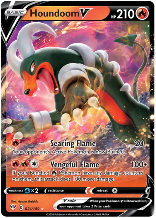 Houndoom V - Darkness Ablaze