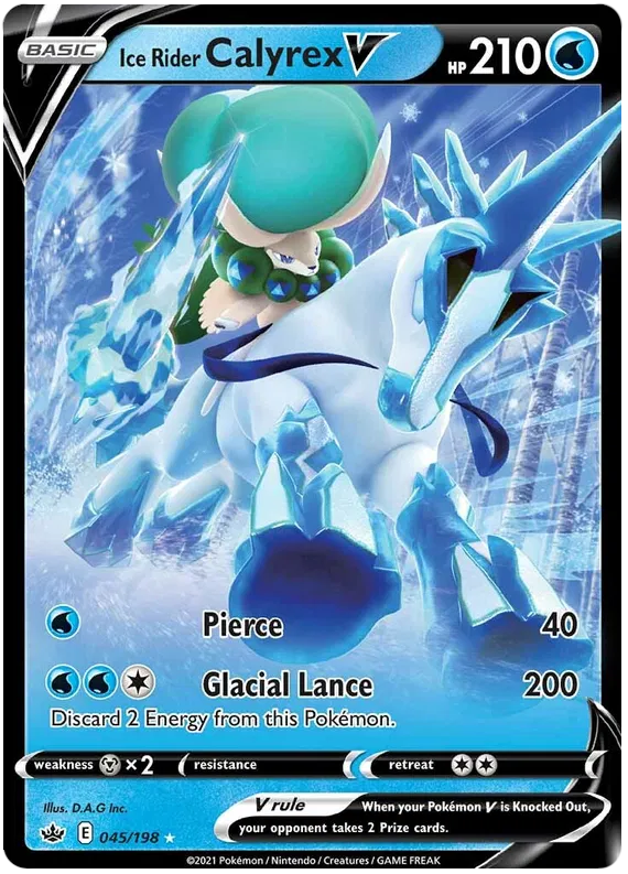 Ice Rider Calyrex V - Chilling Reign