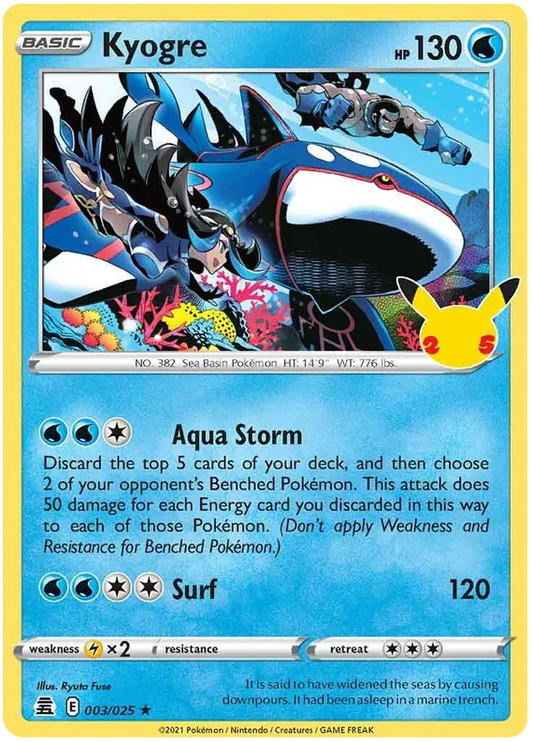 Kyogre - Celebrations