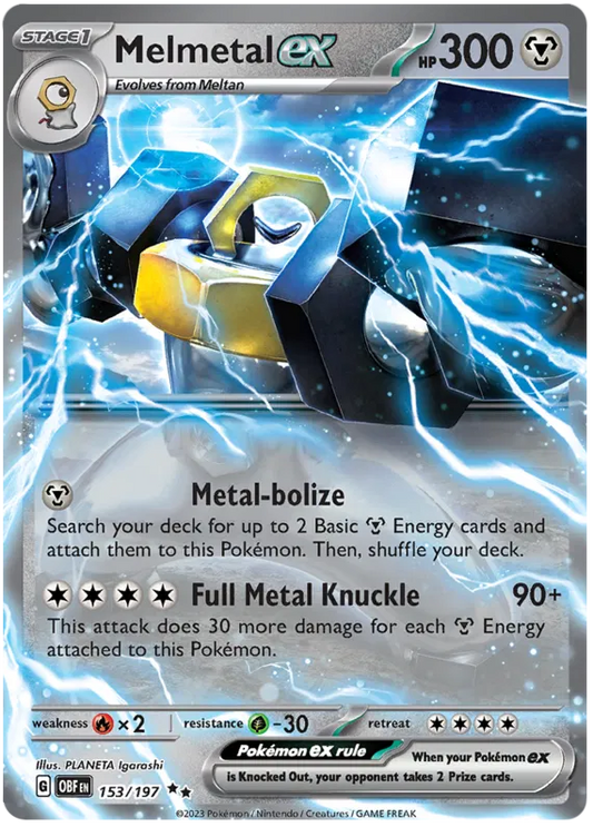 Melmetal EX - Obsidian Flames
