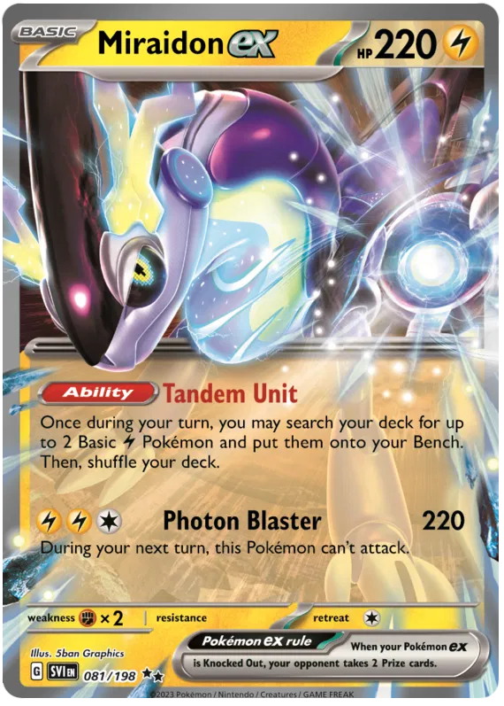 Miraidon EX - Scarlet Base Set