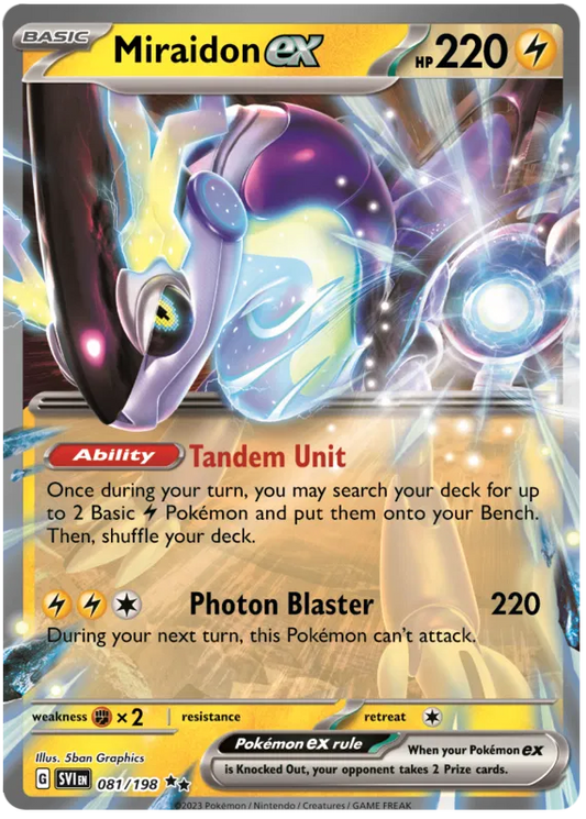 Miraidon EX - Scarlet Base Set
