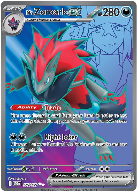 N's Zoroark EX Full Art Journey Together