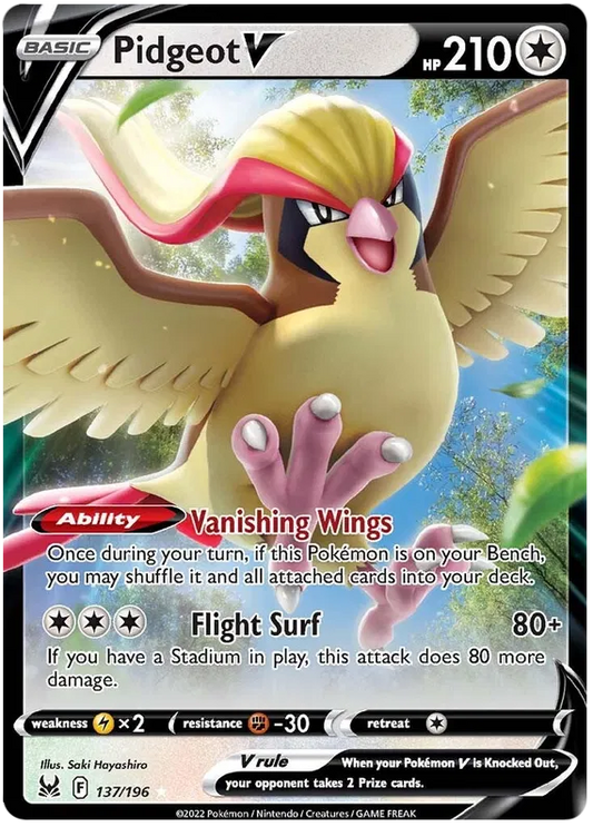 Pidgeot V - Lost Origin
