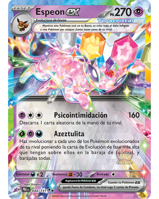 Espeon EX - Evoluciones Prismaticas