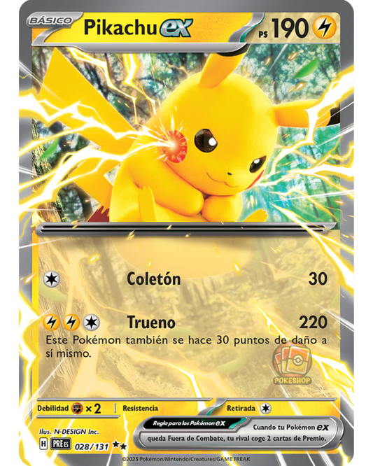 Pikachu EX - Evoluciones Prismaticas