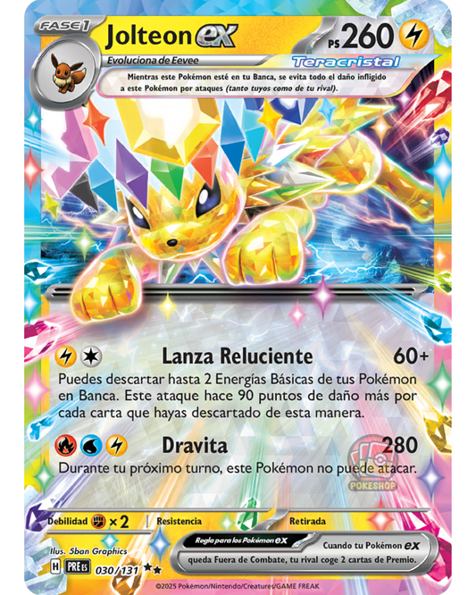 Jolteon EX - Evoluciones Prismaticas