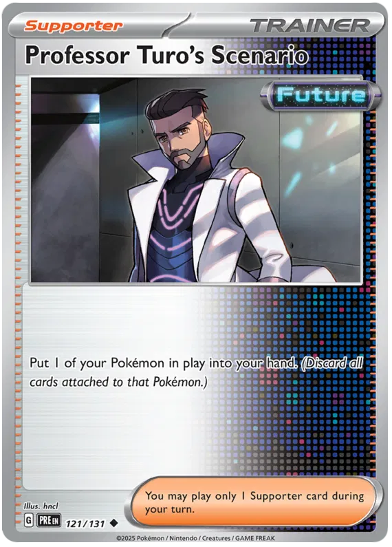 Professor Turo's Scenario Reverse Holo - Prismatic Evolutions
