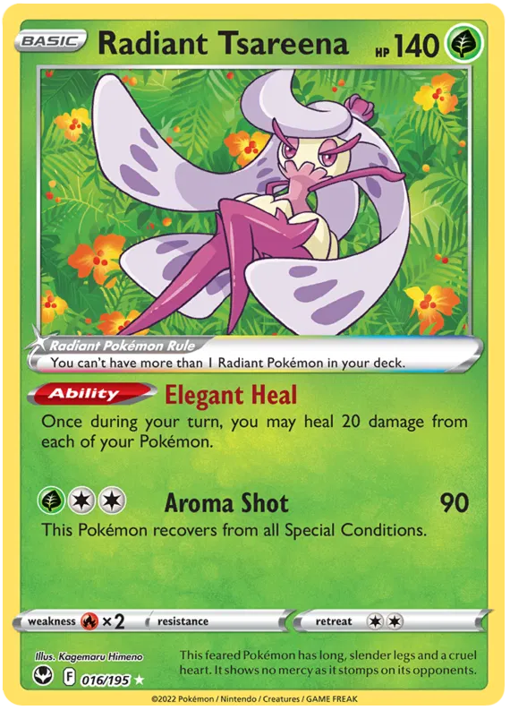 Radiant Tsareena - Silver Tempest
