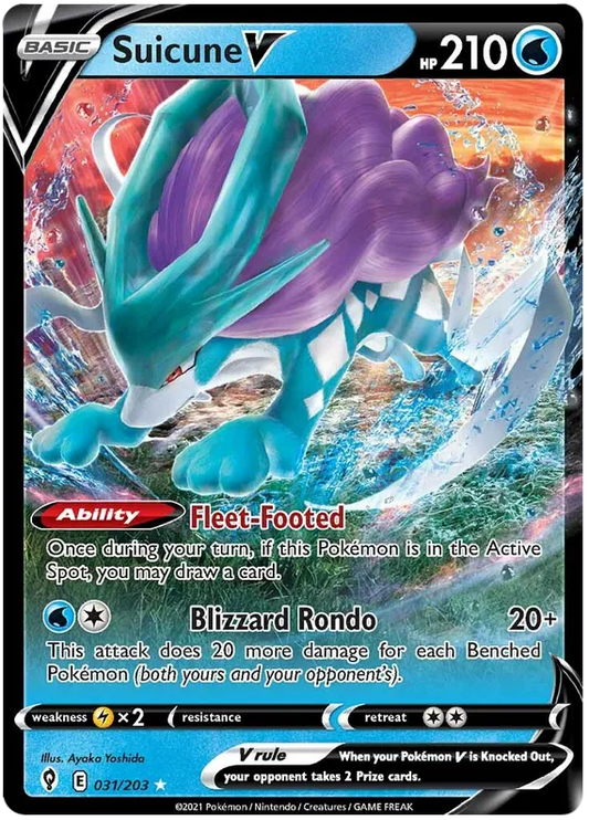 Suicune V - Evolving Skies