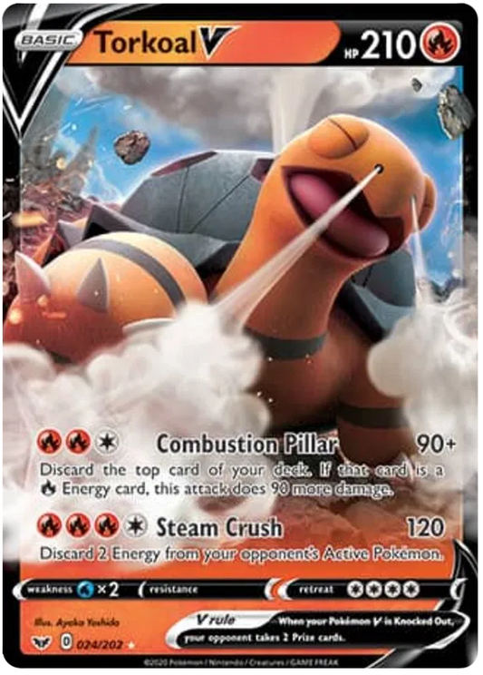 Torkoal V Sword & Shield Base Set