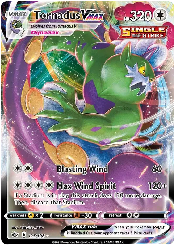 Tornadus VMAX Chilling Reign