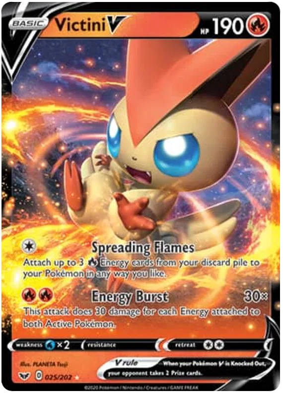 Victini V - Sword & Shield Base Set