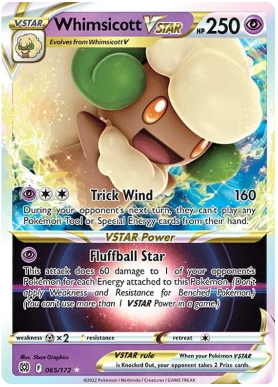 Whimsicott VSTAR Brilliant Stars