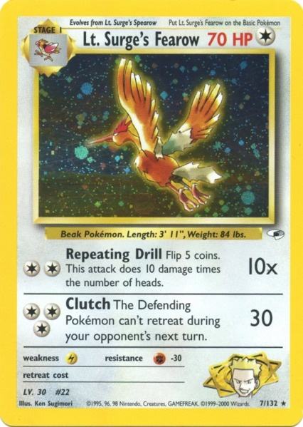Lt. Surge's Fearow Gym Heroes