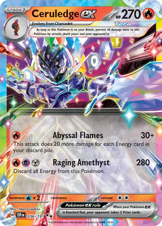Ceruledge EX Surging Sparks