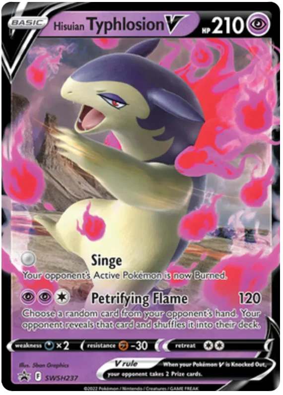 Hisuian Typhlosion V - Sword & Shield Promo