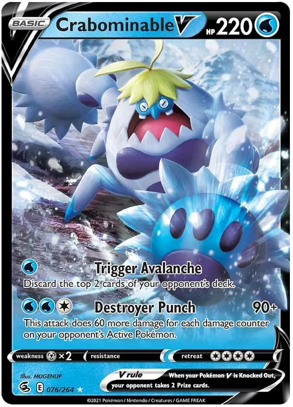 Crabominable V - Fusion Strike